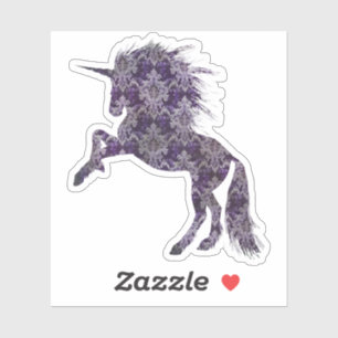 Pretty Purple Boho Unicorn
