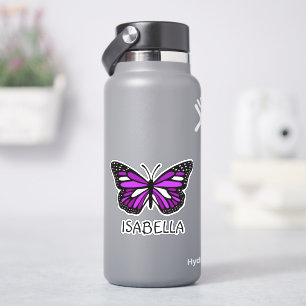 Pretty Purple Butterfly and Name Personalised
