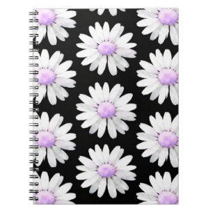 Pretty Purple Dotted Daisy's Notebook