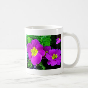 pretty purple flowers coffee mug