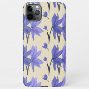 Pretty Purple Flowers  iPhone 11Pro Max Case