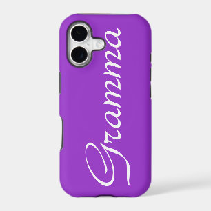 Pretty purple Gramma iphone case