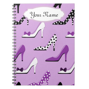 Pretty Purple Heels Notebook