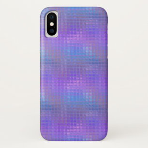 Pretty Purple Iridescent Shimmer Glamour Girl iPhone X Case