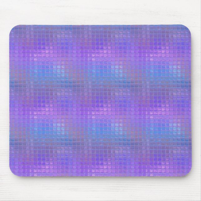 Pretty Purple Iridescent Shimmer Glamour Girl Mouse Pad (Front)