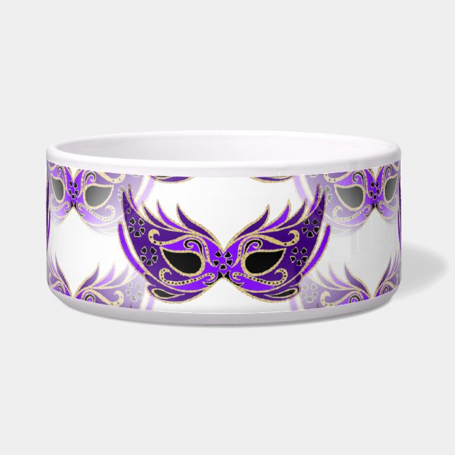 Pretty Purple Masquerade Masks Mardi Gras (Front)