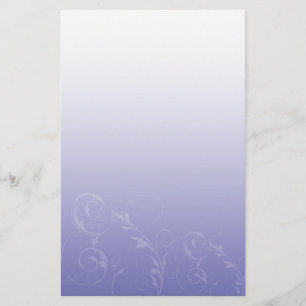 Pretty Purple Notepad Stationery