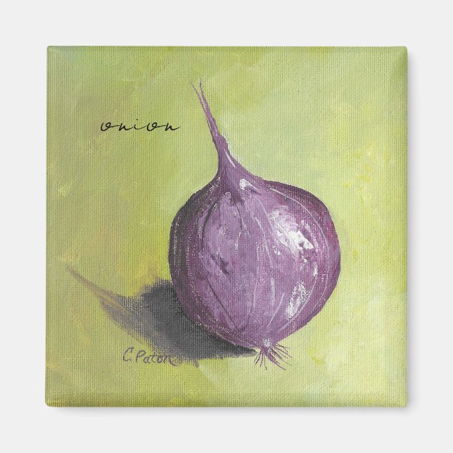 Pretty Purple Onion Custom Magnets (Front)