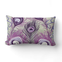 Pretty Purple Peacock Feathers Elegant Design