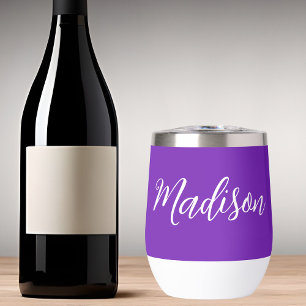 Pretty Purple Personalised Name Handwritten Script