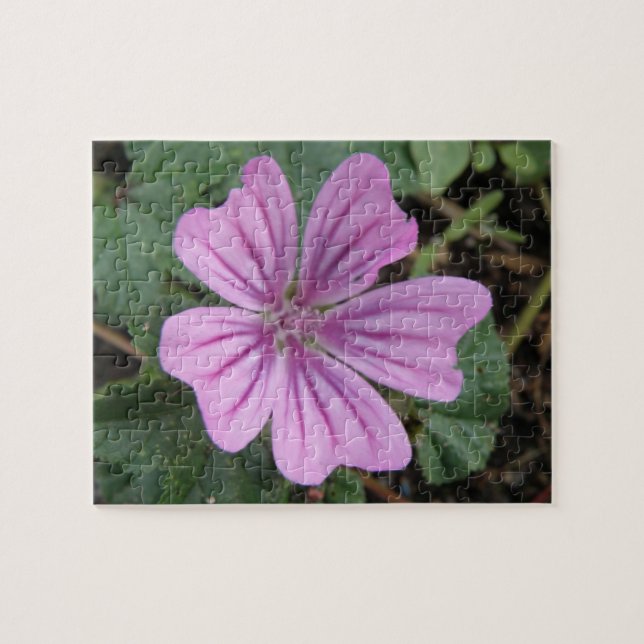 Pretty Purple Wildflower Puzzle (Horizontal)