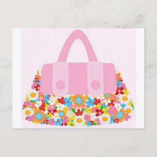 pretty purse postcard
