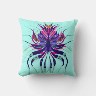 Pretty Radioactive - Teal Cushion