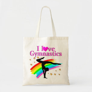 PRETTY RAINBOW GYMNASTICS CHAMPION TOTE BAG