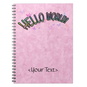 Pretty Rainbow Hello World Notebook