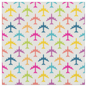 Pretty Rainbow KC-135 Refueling Jet Aeroplane Fabric