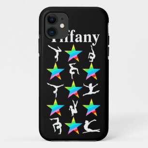 PRETTY RAINBOW STAR CUSTOM GYMNASTICS IPHONE CASE