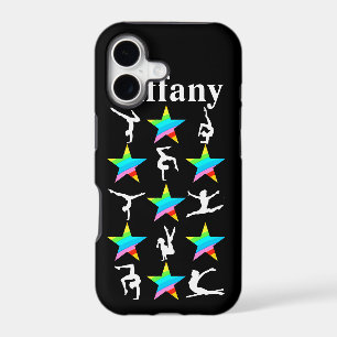 PRETTY RAINBOW STAR CUSTOM GYMNASTICS IPHONE CASE