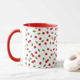 Pretty Red Cherry Mug