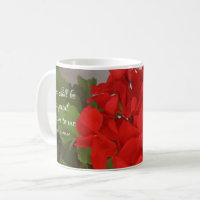 Pretty Red Flowers Special Treasure Bible Verse