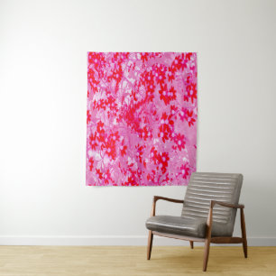 Pretty Red Flowers Tapestry