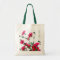 Pretty Red Pink Floral Customizeable Bag