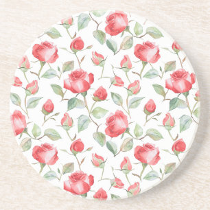 Pretty Red Roses Coaster