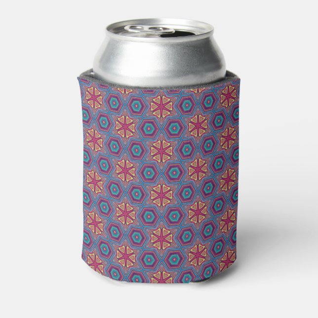 Pretty Repeat Pattern Beer Sleeve / Can Cooler (Can Back)
