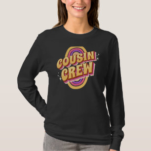 Pretty Retro Cousin Crew Double Rainbow Cousin Cre T-Shirt