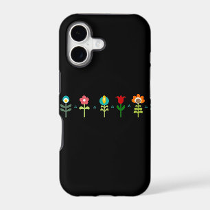 Pretty Retro folk flowers