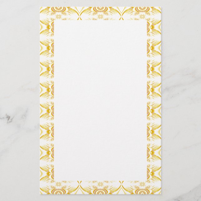 Pretty Retro Pattern. Old Fashioned. Stationery (Front)