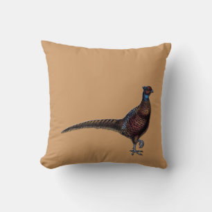 Pretty Ring Neck Pheasant Cushion