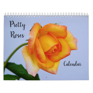 Pretty Roses Floral Calendar