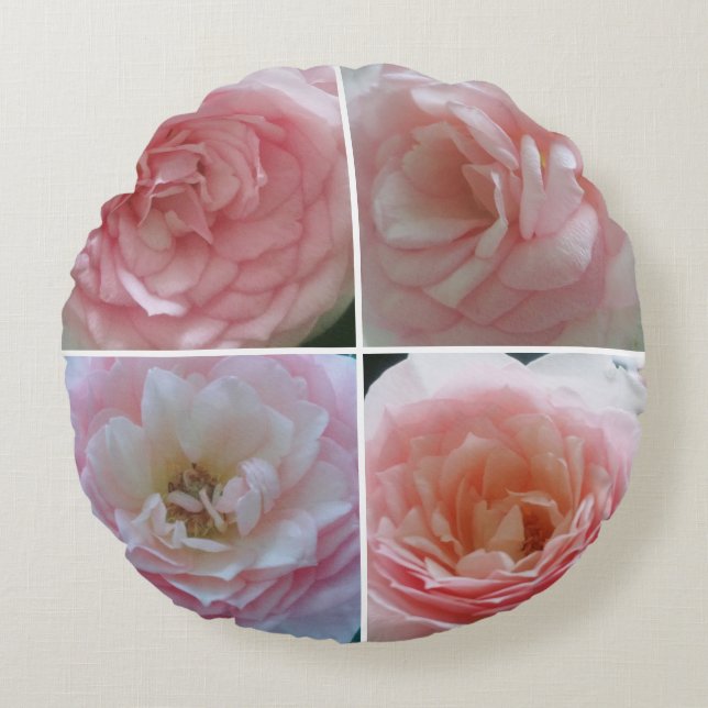 Pretty Roses Round Cushion (Front)