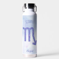 Pretty Scorpio Astrology Sign Personalised Purple