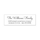 Pretty Script Self-Inking Return Address Stamp