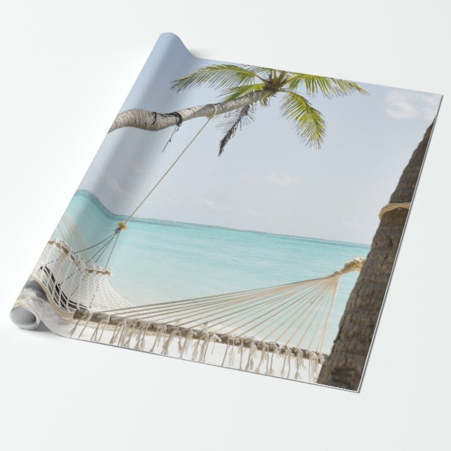Pretty Sea Animals Wrapping Paper (Unrolled)