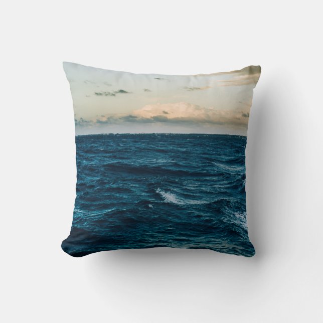 Pretty Sea Landscape Cushion (Front)