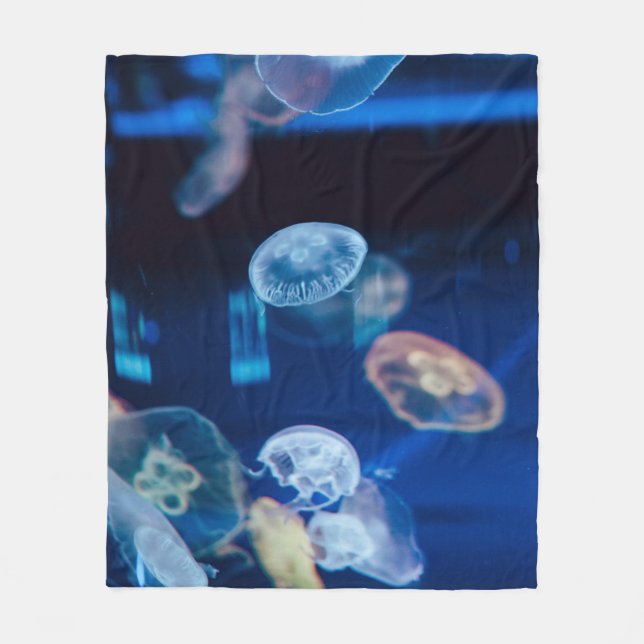Pretty Sea Life Fleece Blanket (Front)