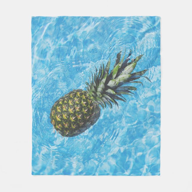 Pretty Sea Life Fleece Blanket (Front)