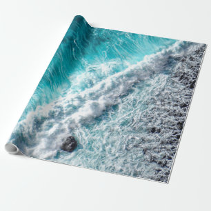 Pretty Sea Waves   Best gift for nature lovers Wrapping Paper