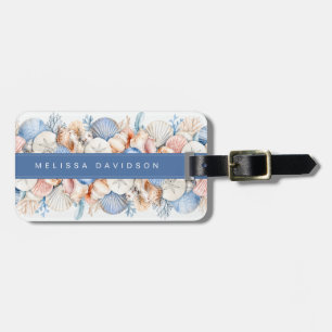 Pretty Seashells Luggage Tag