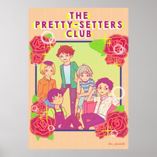 Pretty Setters Club - Haikyuu Poster (Front)
