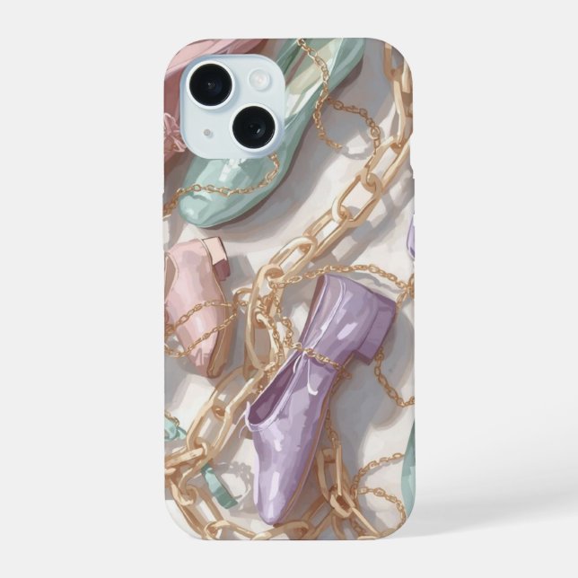 Pretty Shoe iPhone 15 Case (Back)