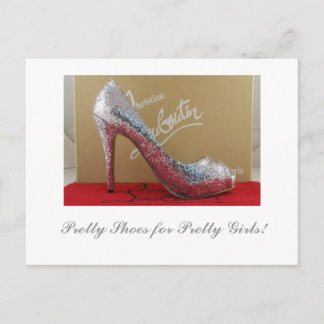 Pretty Shoes for Pretty Girls! Postcard