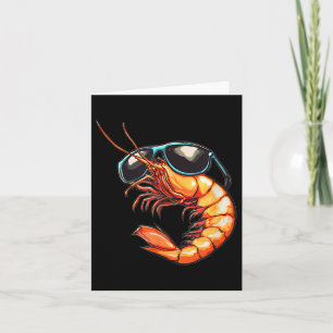Pretty Shrimp Costume  Card