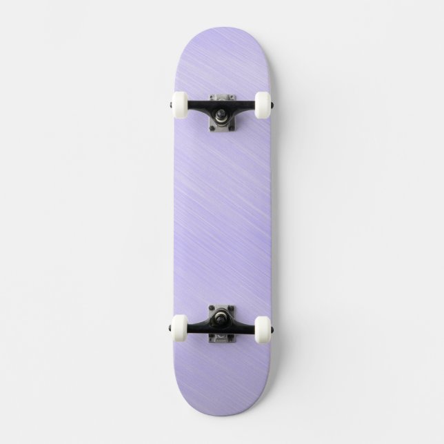 Pretty Simple Lavender Texture Skateboard (Front)