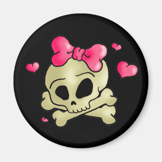 Pretty skull magnet