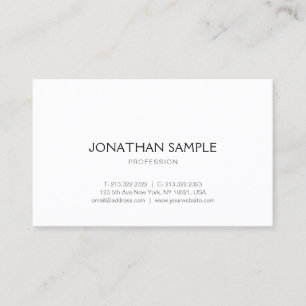 Pretty Sleek Graphic Design Modern Plain Trendy Business Card