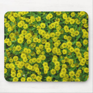 Pretty Small Yellow Flowers Mouse Pad